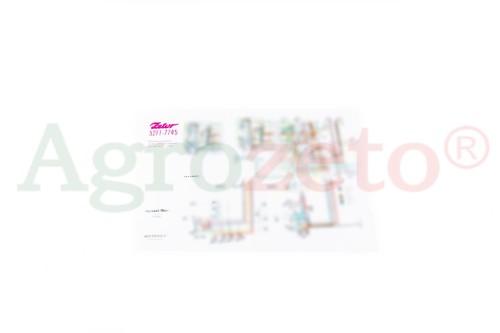 SCHEMAT INSTALACJI ELEKTRYCZNEJ 5211-7745, KOLOROWY, FORMAT A3